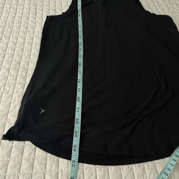 Old Navy Active Black Tank Top "Force Of Nature" Graphic M Go-Dry Sleeveless Gym - Picture 8 of 8